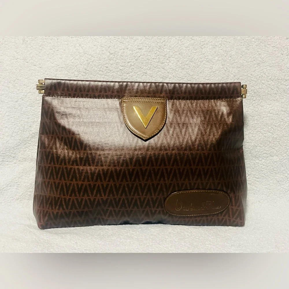Mario Valentino Monogram Clutch - Picture 1 of 10